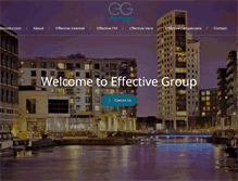 Tablet Screenshot of effective-group.com
